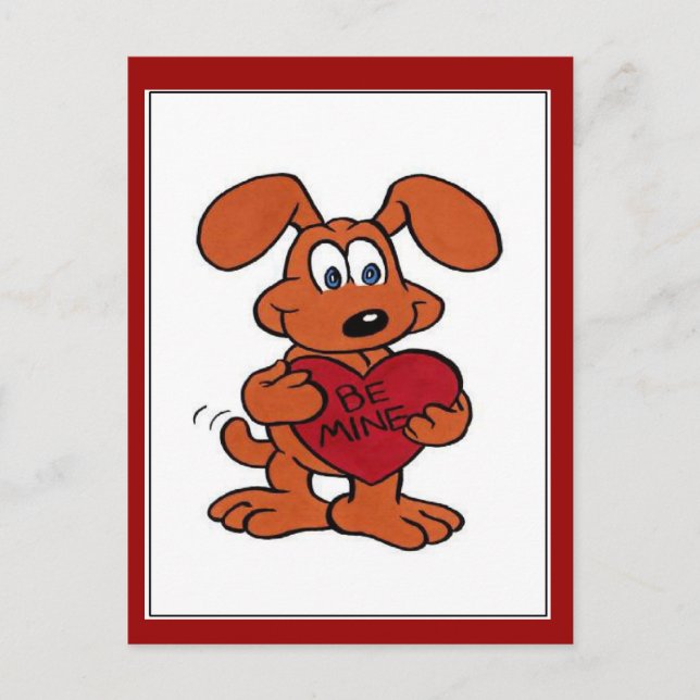 Doggie Valentine - Carte postale (Devant)