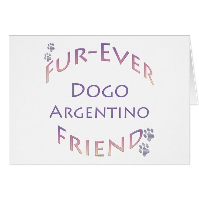 Dogo Argentino Furever (Devant horizontal)