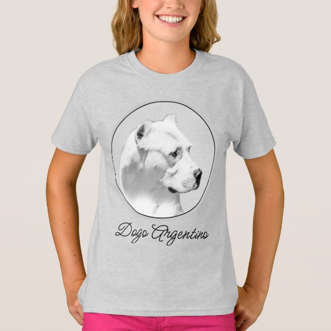 Dogo Argentino Peinture - T-shirt original Dog Art (Devant)