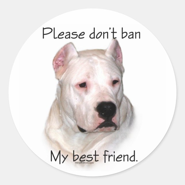 Dogo BSL - Ne pas interdire mon autocollant de mei (Devant)