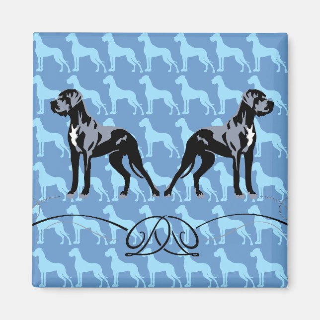 Dogue allemand aimant (Devant)