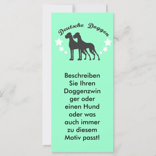 Dogues allemands (Devant)