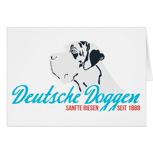 Dogues allemands depuis 1888 (Devant horizontal)