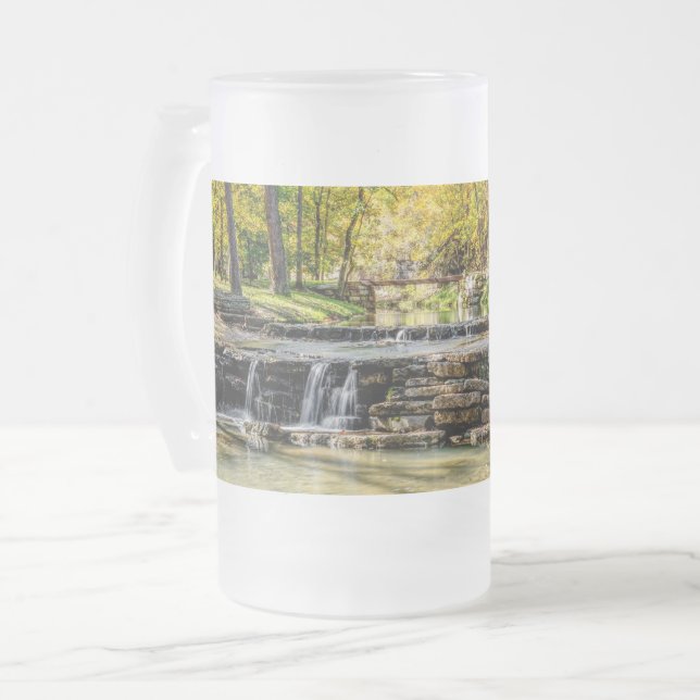 Dogwood Creek Automne Verre Froid Beer Mug (Devant gauche)