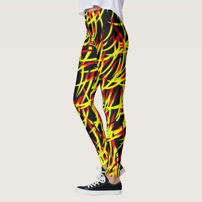 Doigts des Leggings de flamme (Gauche)