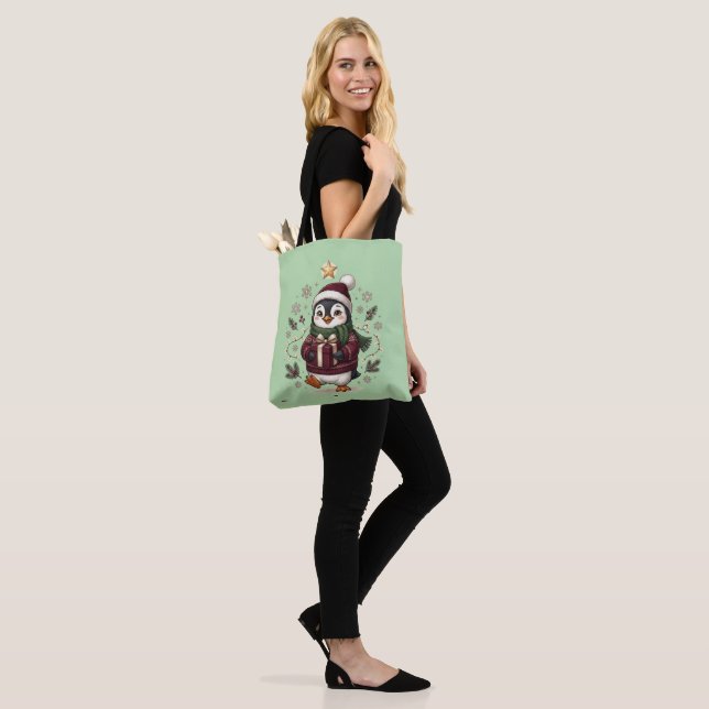 Doit acheter Sac fourre-tout pingouin de Noël mign (Sur le modèle)