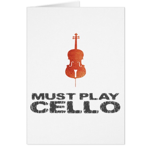 Doit jouer le violoncelle (Devant)
