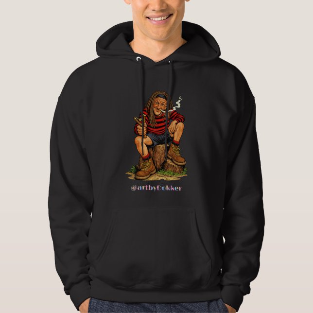 Dokker La Menace par @artbyDokker Sweat à capuche (Devant)