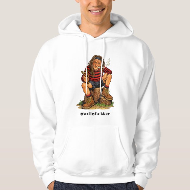 Dokker La Menace par @artbyDokker Sweat à capuche (Devant)
