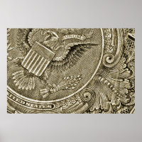Dollar Bill Macro Poster