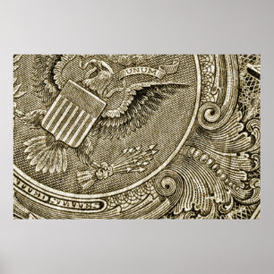 Dollar Bill Macro Poster