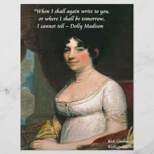 Dolly Madison & Célèbre Citation Où je serai