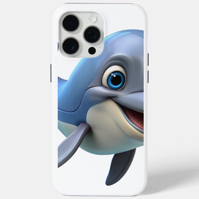 Dolphin Apple iPhone 15 pro max coque (Verso)