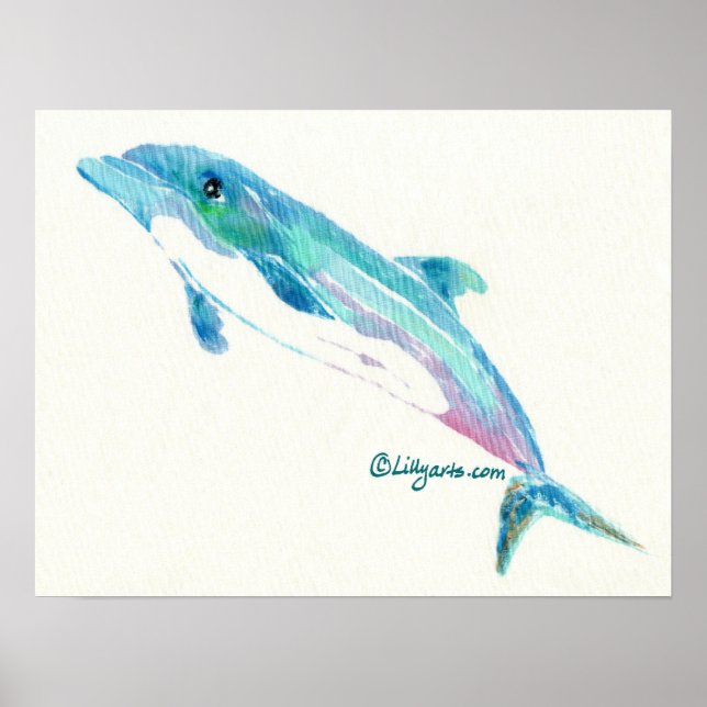 Dolphin Dreams Print and Poster Art (Devant)