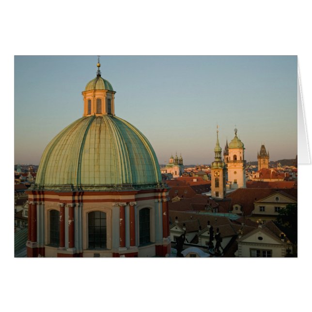 Dôme de l'église Saint-François, Prague, Républiqu (Devant horizontal)