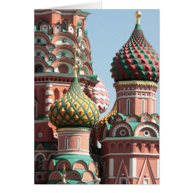 Domes de la cathédrale St Basil (Devant)