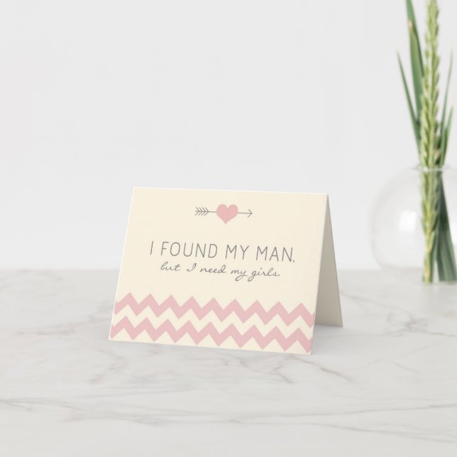 Domestique crème et rose de Chevron de carte (Devant)