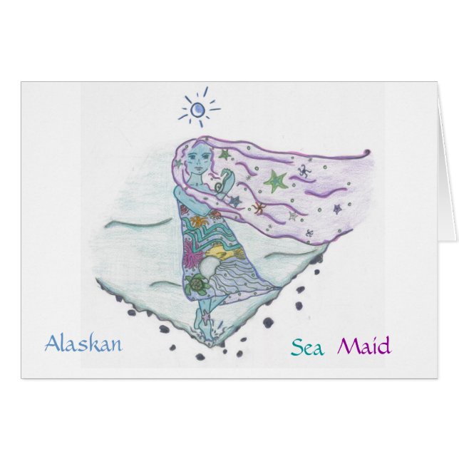Domestique d'Alaska de mer avec des créatures de (Devant horizontal)