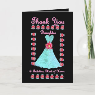 Domestique de FILLE de MERCI d'honneur - robe