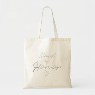 Domestique d'honneur - sac fourre-tout argenté à