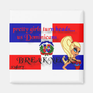 Dominicains cassent les cou Magnet Carré