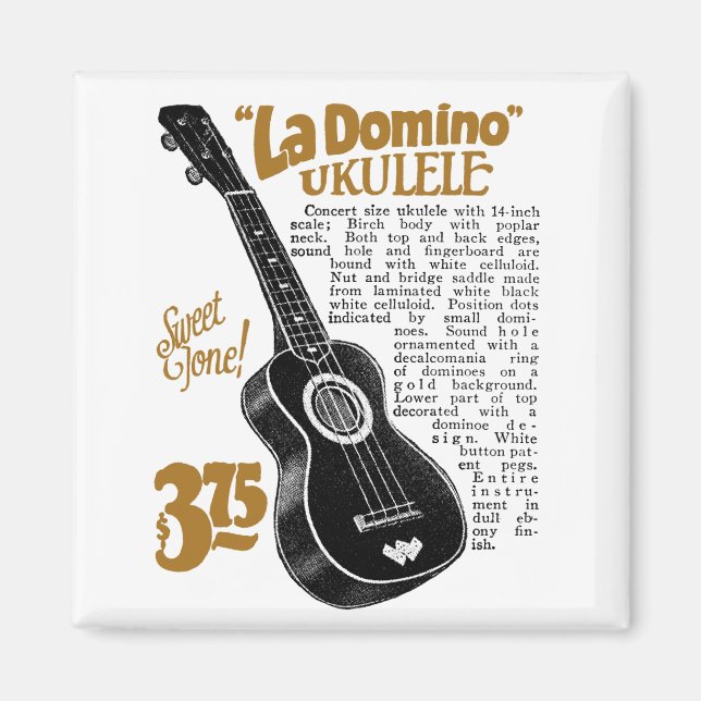 Domino Uke Ad Magnet (Devant)