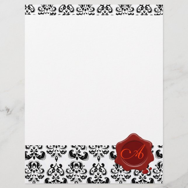 DOMMAQUES NOIRS ET BLANCS, MONOGRAMME DE SCEAU DE  (Devant)
