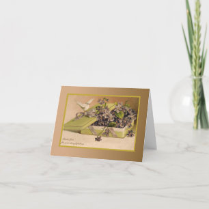 Don d'amour - Carte de remerciements photo