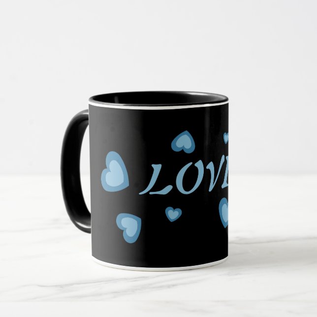 DON D'AMOUR POUR AMI, FEMME MARI PETITE AMIE MUG (Devant gauche)