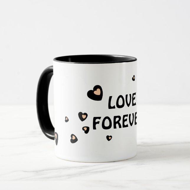 DON D'AMOUR POUR AMI, FEMME MARI PETITE AMIE MUG (Devant gauche)