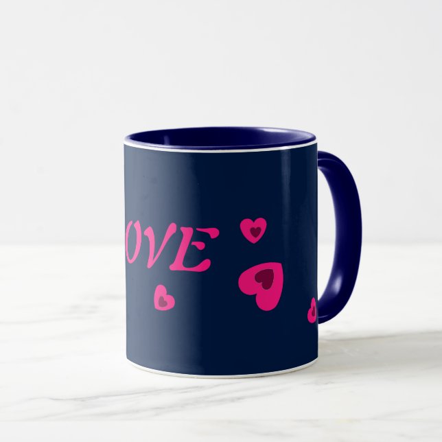 DON D'AMOUR POUR AMI, FEMME MARI PETITE AMIE MUG (Devant droit)