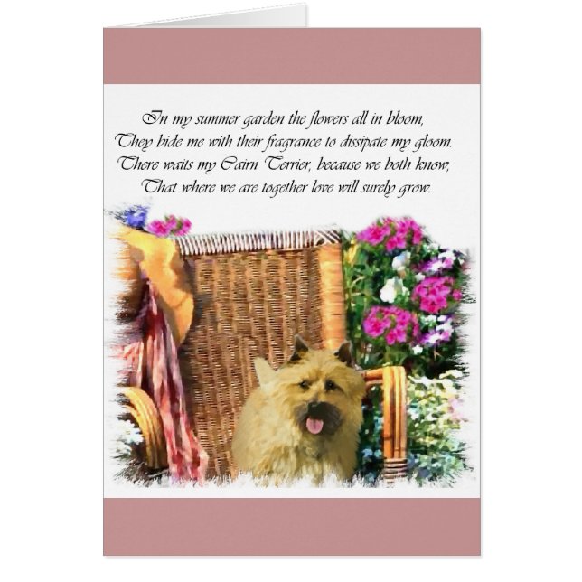Don d'art Cairn Terrier (Devant)