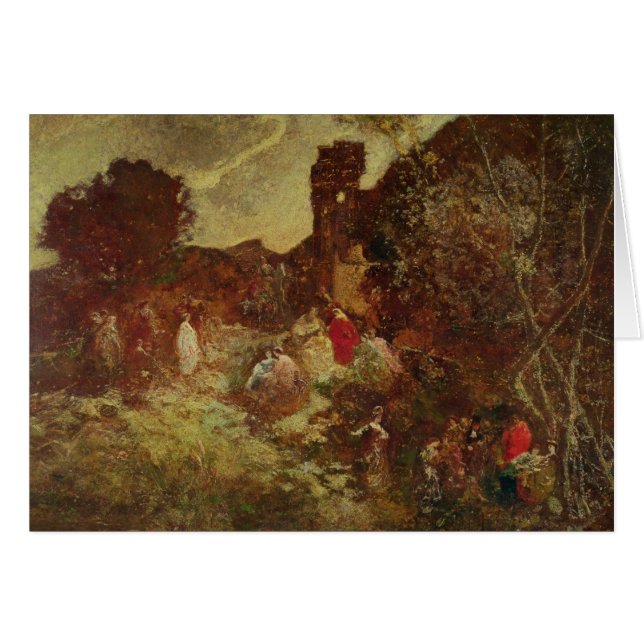 Don don Quichotte et Sancho Panza, c.1865 (Devant horizontal)