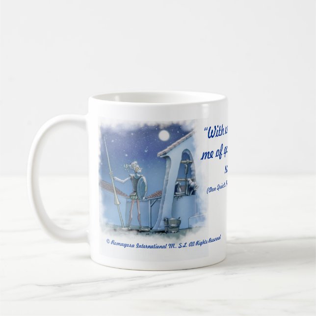 DON DON QUICHOTTE - tasse - taza de Cervantes (Gauche)