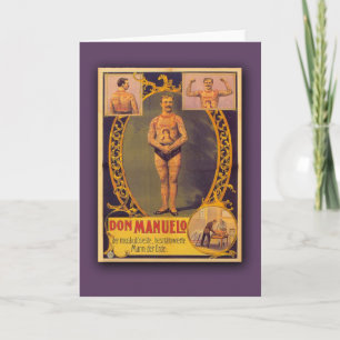Don Manuelo, homme tatoué sur des cartes, cartes
