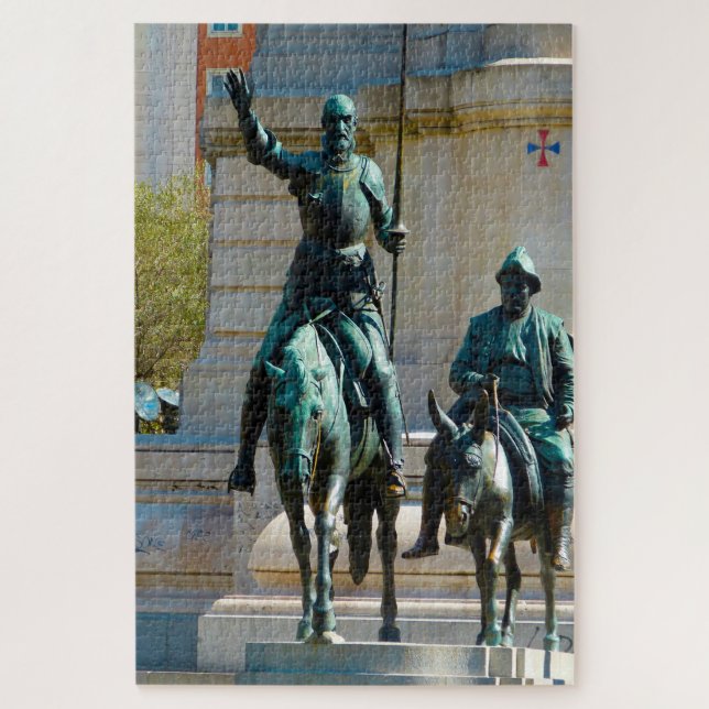 Don Quichotte Madrid. Puzzle (Vertical)