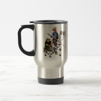 DON QUIJOTE, SANCHO, Taza - tasse de Cervantes