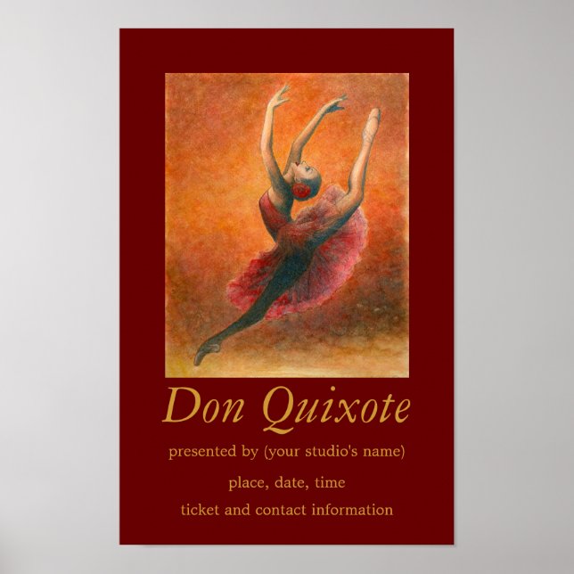 Don Quixote Ballet Art Poster (Devant)