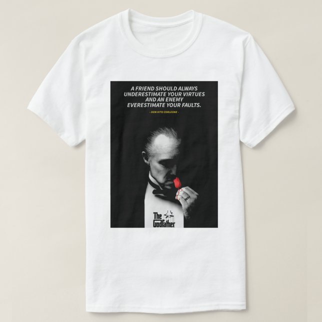 Don Vito Corleone quotes T-Shirt (Design devant)