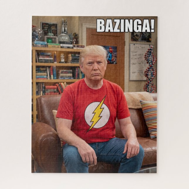 Donald Trump Bazinga Puzzle Drôle de Gotcha (Vertical)