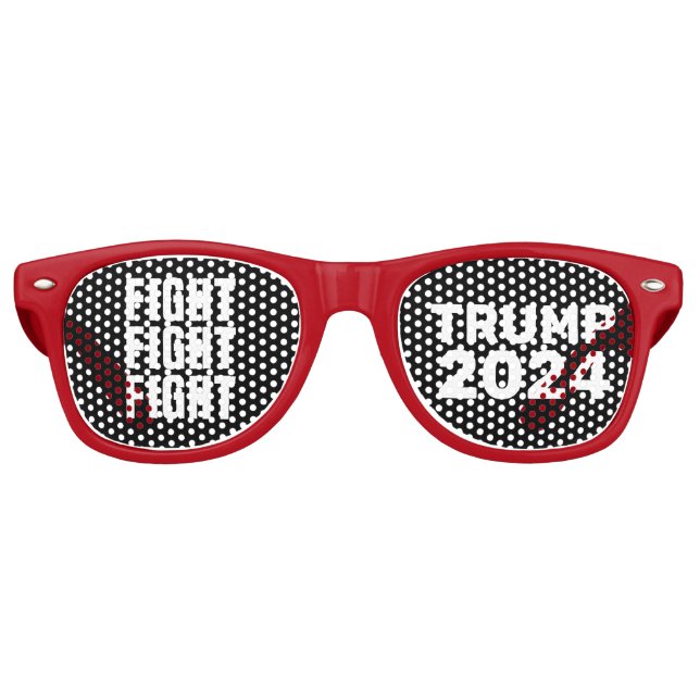 DONALD TRUMP COMBATTRE LES LUNETTES DE SOLEIL 2024 (Devant)