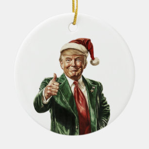 Donald Trump Drôle Ornement d'arbre de Noël