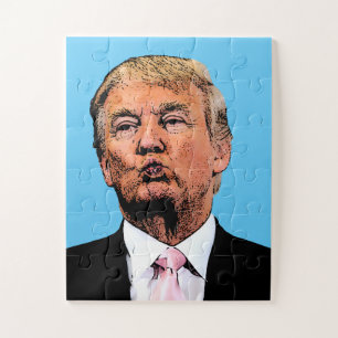 DONALD TRUMP EMBRASSE PUZZLE À PIÈCES