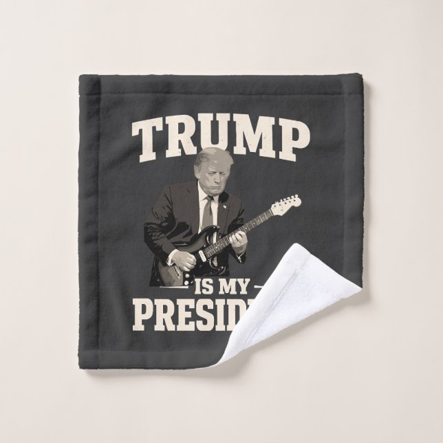 Donald Trump est mon président (Gant de toilette)