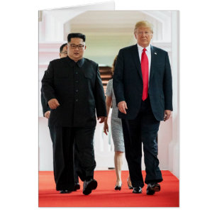 Donald Trump et Kim - Pièce commémorative sur le d