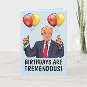DONALD TRUMP FUNNY ANNIVERSAIRE CARTES DE SALUT