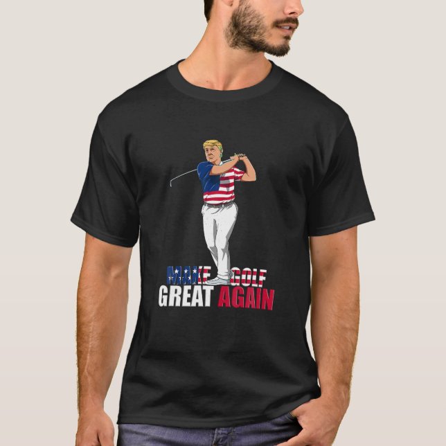 Donald Trump Funny Golf Cadeau T-shirt (Devant)