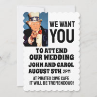 DONALD TRUMP INVITATIONS DE MARIAGE FUNNY