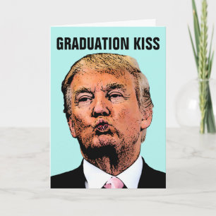 DONALD TRUMP KISS CARTES DE DIPLÔME