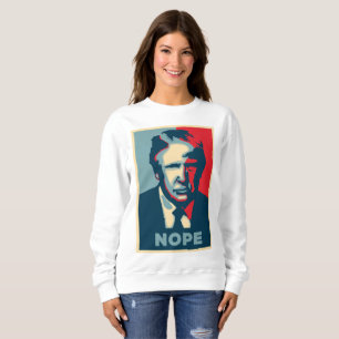 donald trump nope femmes sweatshirt